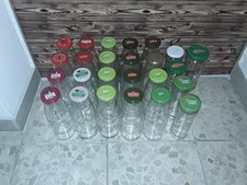 24  Konserven Gläser Flaschen / Einmachflaschen / Vorrat kochen sauce soße mix