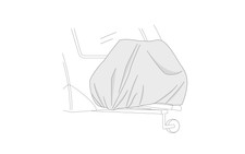 Fiamma Bike Cover Fahrradabdeckung Caravan 2 Fahrradschutzhülle Camping B-Ware