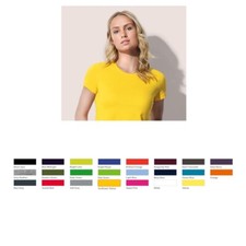 Stedman Damen T-Shirt Classic ST2600 S - 2XL Frauen Rundhals Kurzarm Ladies S141