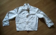 Malerjacke, Maurerjacke, Jacke, weiss, Arbeitsjacke, Größe 52,Baumwolle,Handwerk
