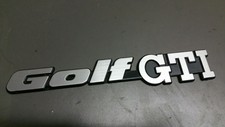 VW Golf 2 II GTI Heckemblem Limited Edition Motorsport Emblem silber 16v G60 