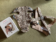 BABY BJORN - Babytrage Mini - Beige/Leopard - Neugeborenes - 12M Top Zustand