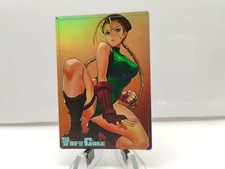 TCG Waifu Sammelkarte cammy street fighter Super Rare Full Art Card Holographic 