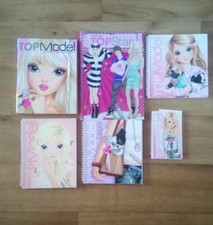 6 Top Model Malbücher 