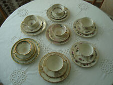 Kaffeegeschirr /Tee-Service / Sammeltassen, 7fach, vergoldet, sehr guter Zustand