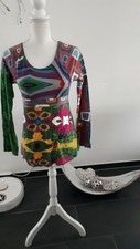 Top, Shirt, Langarmshirt, bunt von DESIGUAL, Gr. 13/14 o. XS, Maße unten!