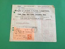 John vereinen Limited London 1944 Zelte Flaggen Rick Tücher Seil Eingang r35462