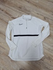 Nike Damen Golf Pullover Grösse M Pulli Sport Sweater Weiss Dri Fit