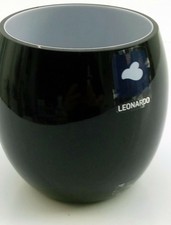 Schöne kleine Glasvase, Teelichthalter, Table Light Black Beauty, Leonardo