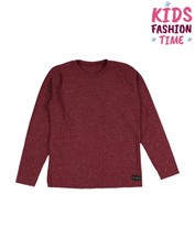 SKILL_OFFICINE Pullover Größe 14Y Melange gestreift dünner Strick Made in Italy