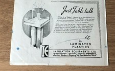 STA106) Anzeige 5x8" Dämmgeräte Ltd, Tische in laminierten Kunststoffen 