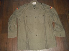 2 Stück Frühe Bundeswehr Hemd - Feldbluse oliv größe  3