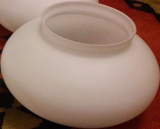 2 st. Lampen Ersatz Glasschirm Deckenlampe Kronleuchter Vintage weiß Ø 4,5cm