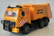 Majorette 9 cm ""Keep The City Clean"" orange Müll/Müll/Abfall-LKW 2019