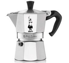 Bialetti - Moka Express Espressomaschine 2 Tassen 90 ml Silber Aluminium (4323)