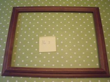 3 GROSSE BILDERRAHMEN HOLZ NATUR BRAUN  für GOBELIN BILDER KONVOLUT No.3