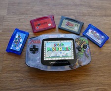 Custom Zelda Nintendo Gameboy Advance GBA LCD Bildschirm mit vier Spielen