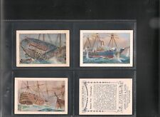 Spieler, HISTORISCHE SCHIFFE, GOLDENE HIND, MAYFLOWER, Komplettset XL10/10 Karten, Sehr guter Zustand, 1910