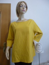 Damen T-Shirt Gr.48/50 "ESSENTIALS" gelb 3/4 Arm Stretch