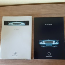 MERCEDES W220 S-Klasse S500 S430 S320 Hardcover Prospekt + Beilage