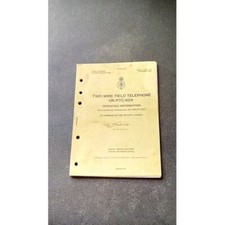 RACAL ZWEIDRAHT FELDTELEFON UK PTC404 BETRIEBSINFORMATIONSHANDBUCH