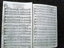 Die zwölf Räuber - Chornoten