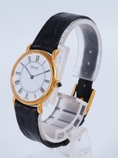 PIAGET Damen Armbanduhr 18k (750) Gold 25mm Handaufzug Vintage Orig 18k Schließe