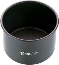 10cm/4" Antihaft Pork Pie Zinn-Tiefe Kuchen Backen/Schimmel Pan