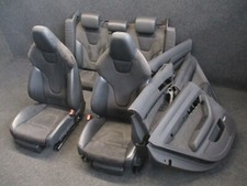 Lederausstattung RECARO S6 A6 4F Avant ALCANTARA Innenausstattung Sitze schwarz