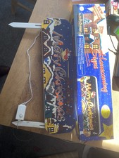 Vintage Weihnachtsbeleuchtung - mehrfarbiges Outdoor-Schild. Selten - schwer, getestet