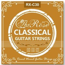 6x Gitarrensaiten Klassikgitarre Konzertgitarre Nylonsaiten Seiten Nylon - Rose