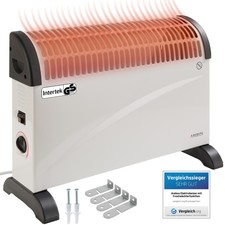 AREBOS Tragbarer Konvektor 2000 W Heizgerät Heizkörper Heizung Elektro-Heizer