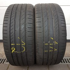 2x 225/40 R18 92Y XL AO Continental ContiSportContact 5 DOT 1114 / 5mm Conti