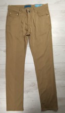 PIERRE CARDIN LYON TAPERED FUTUREFLEX HERREN CHINO HOSE DESIGNER JEANS W36 L36
