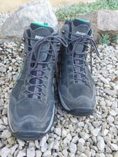 Meindl Wander-Trekkingschuhe NEBRASKA MID GTX Größe 43 UK 9 Leder Gore-Tex Grau 