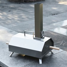 Outdoor Pizzaofen Pelletofen Pizzamaker inkl. Pizzaschaufel Edelstahl Backofen