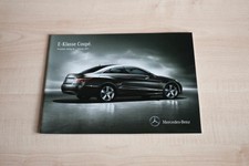 231934) Mercedes E-Klasse Coupe A207 - Preisliste & Extras - Prospekt 02/2011