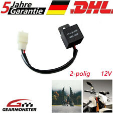 2 Pol LED Blinker Motorrad Blinkgeber Relais Blinkerrelais Lastunabhängig 12V