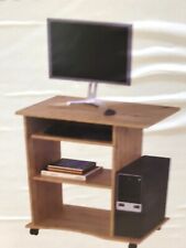 Addu Schreibtisch Computertisch Inter Link 80x75x50 cm auf Rollen, ausziehbar