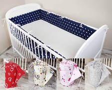 Bettumrandung Nestchen Kopfschutz 420x30, 360, 180 Bettnestchen Babybett Baby 