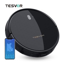 Tesvor M1 Saugroboter Staubsauger Roboter Tierhaare Teppich Alexa 4000Pa WiFi