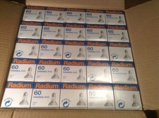 Glühbirnen Radium 25 X. 40 Watt Parabol R63. E 27 und 25 X 60 Watt Parabol E 27