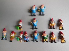 DIE BLUMENTOPFZWERGE 1988  D  Konvolut  14 Hartplastik Figuren   Ü Ei