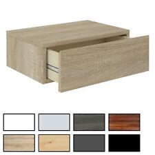 Wandregal mit Schublade Nachtkommode Nachtschrank hängend schwebend Wandboard