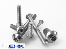 Linsenkopfschrauben M2/M3/M4/M5/M6/M8/M10 ISO 7380 Innensechsk/Torx Edelstahl 