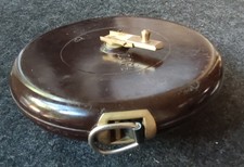 Bauhaus,  30/40er Jahre Bakelit Sport Maßband 30m/100feet, Top  Vintage