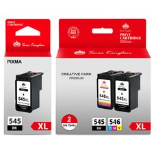 DRUCKER PATRONEN PG-545 XL CL-546 XL für CANON PIXMA TS3150 MG2555 TR4550 MX495