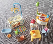 Playmobil Babyzimmer 4286 + Schaukelpferd + Bürste