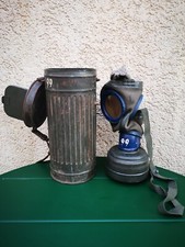 Wehrmacht WW2 WK2 Heer Gasmaske Gasmaskendose Behälter Tarn - Gemarkt Einheit 99