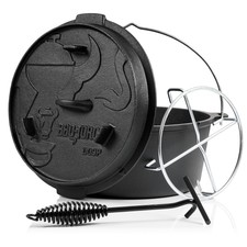BBQ-Toro Dutch Oven DO9PX, 9,0 L Premium Gusseisen Kochtopf, Gusstopf *B-Ware*